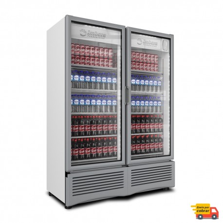 Refrigerador Imbera G342 2P 2 Puertas de Cristal