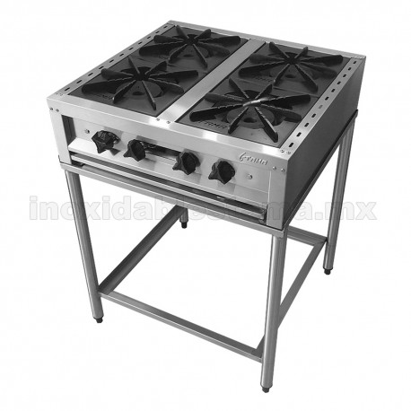 Parrilla Inox Tama 1601/04+Base