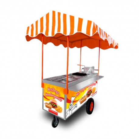 Carrito Para Hot Dogs Y Hamburguesas Mod CH 190